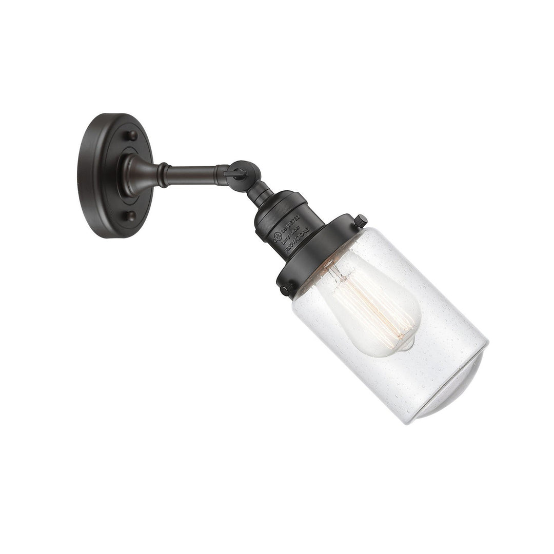 Innovations Franklin Restoration 203-OB-G314-LED Wall Sconce Light - Oil Rubbed Bronze