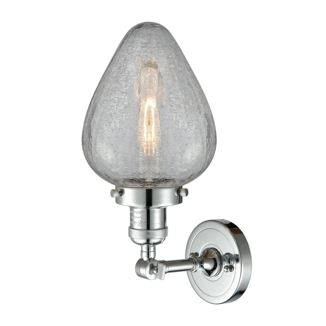 Innovations Franklin Restoration 203-PC-G165-LED Wall Sconce Light - Polished Chrome