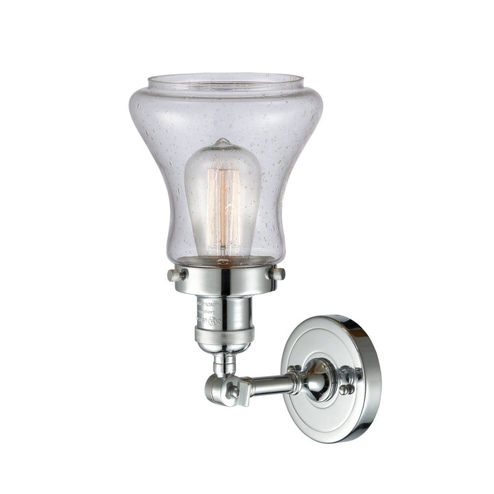 Innovations Franklin Restoration 203-PC-G194-LED Wall Sconce Light - Polished Chrome