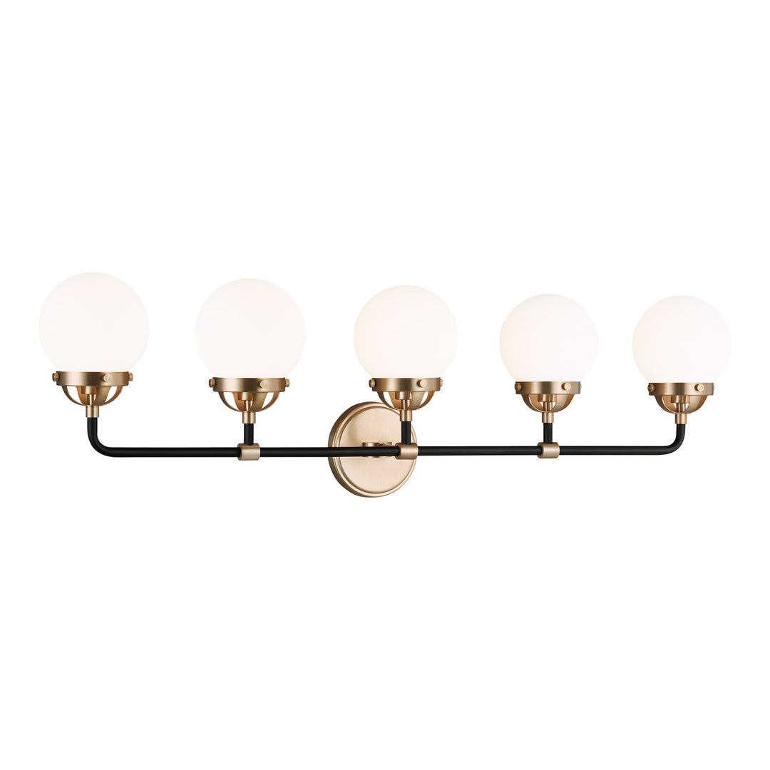 Visual Comfort Studio Cafe 4487905-848 Bath Vanity Light 39 in. wide - Satin Brass