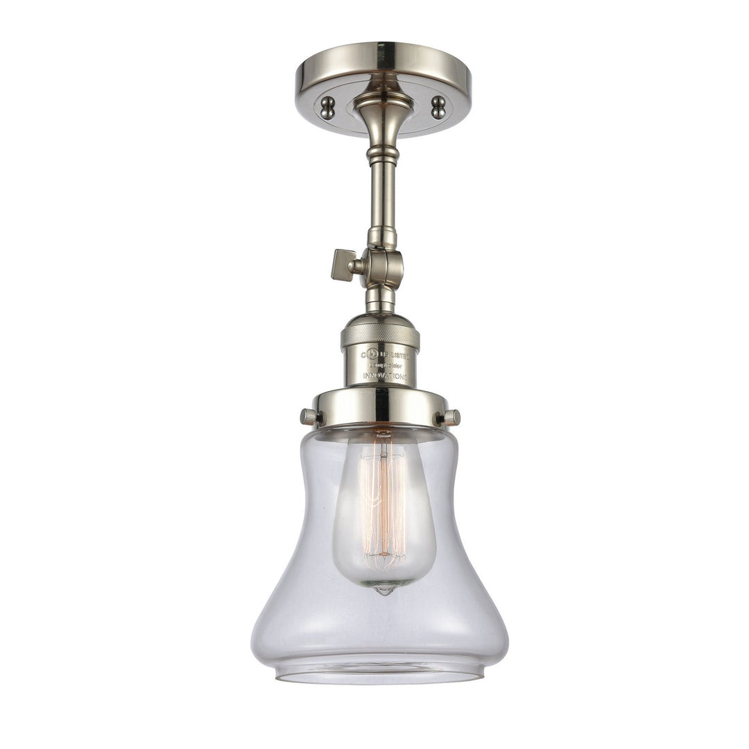 Innovations Franklin Restoration 203-PN-G192-LED Wall Sconce Light - Polished Nickel