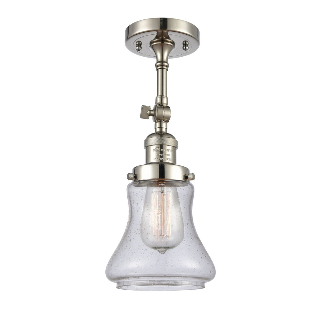 Innovations Franklin Restoration 203-PN-G194-LED Wall Sconce Light - Polished Nickel