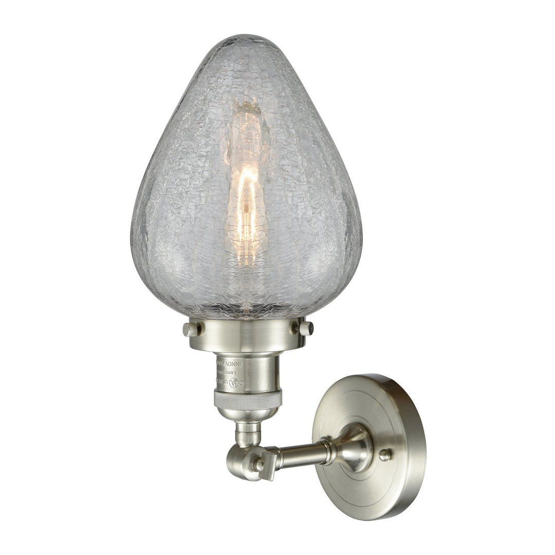 Innovations Franklin Restoration 203-SN-G165-LED Wall Sconce Light - Brushed Satin Nickel