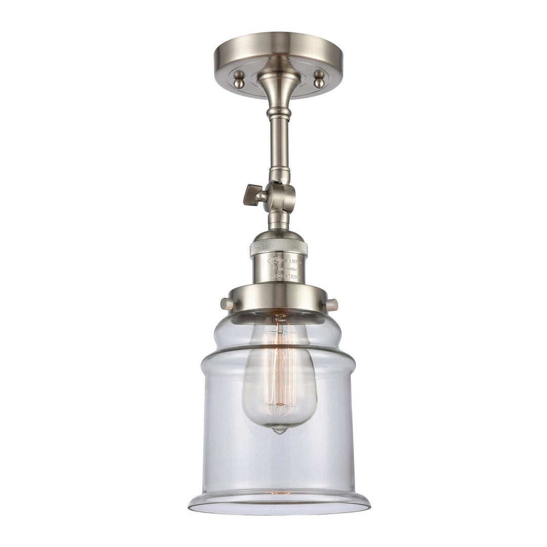 Innovations Franklin Restoration 203-SN-G182-LED Wall Sconce Light - Brushed Satin Nickel