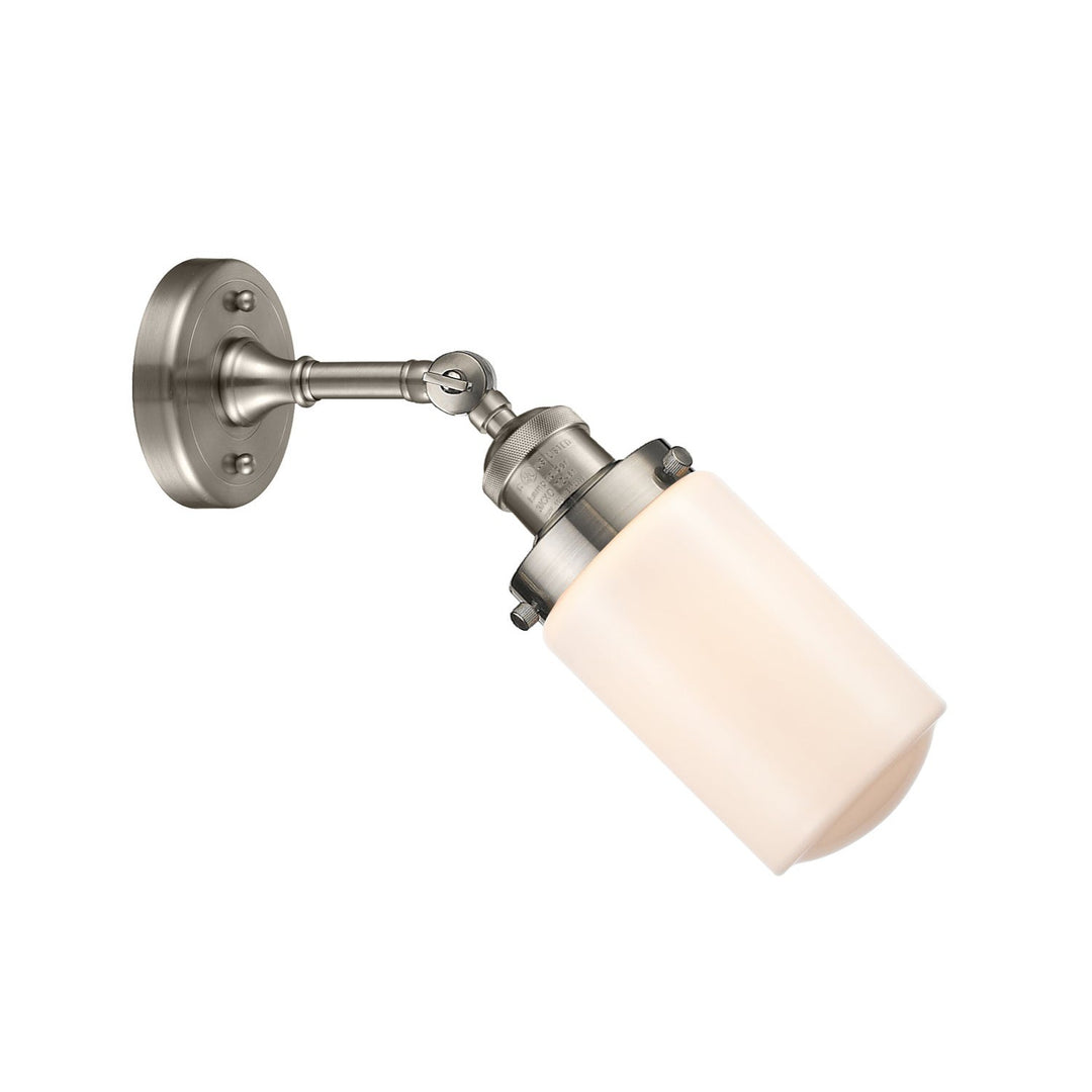 Innovations Franklin Restoration 203-SN-G311 Wall Sconce Light - Brushed Satin Nickel