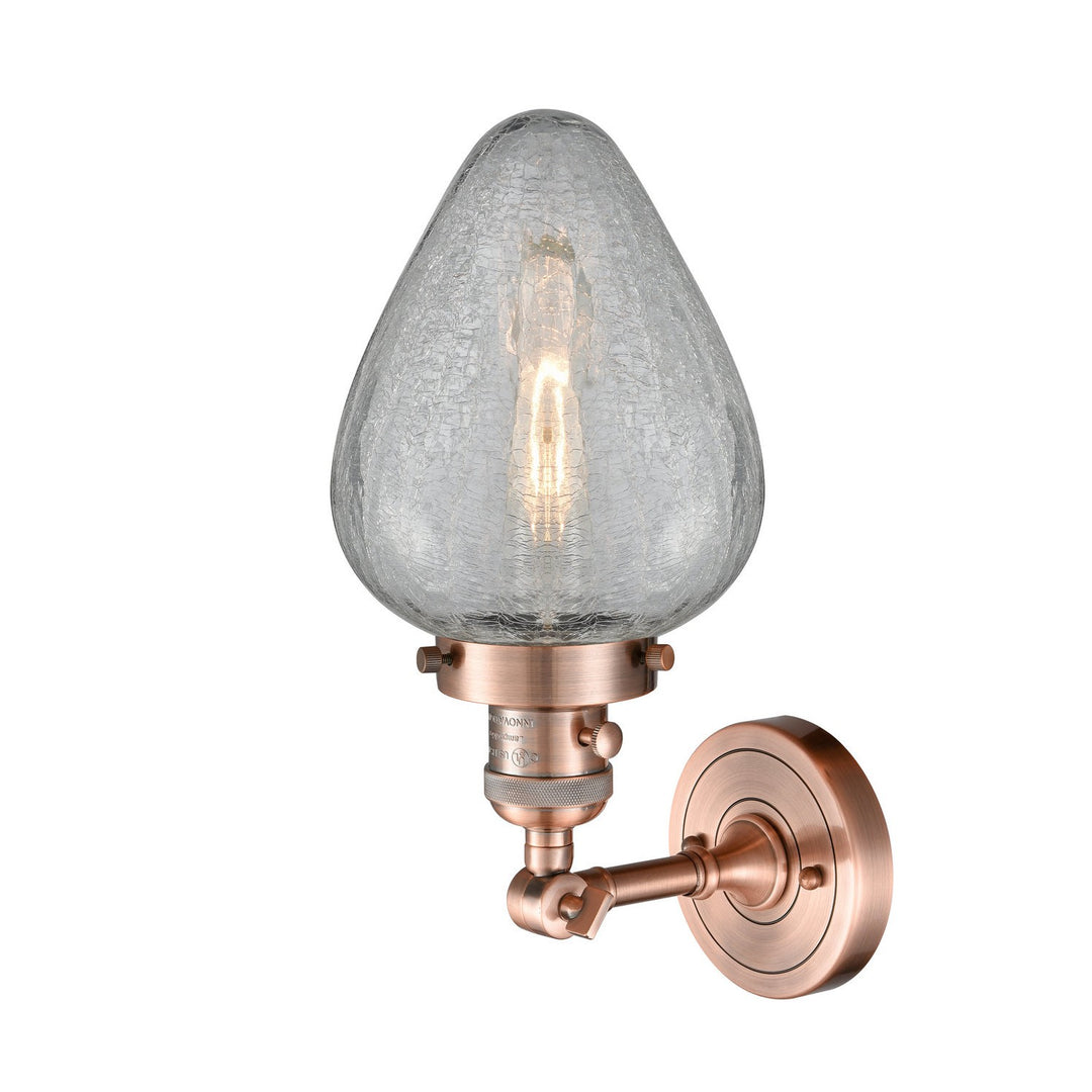 Innovations Franklin Restoration 203SW-AC-G165 Wall Sconce Light - Antique Copper