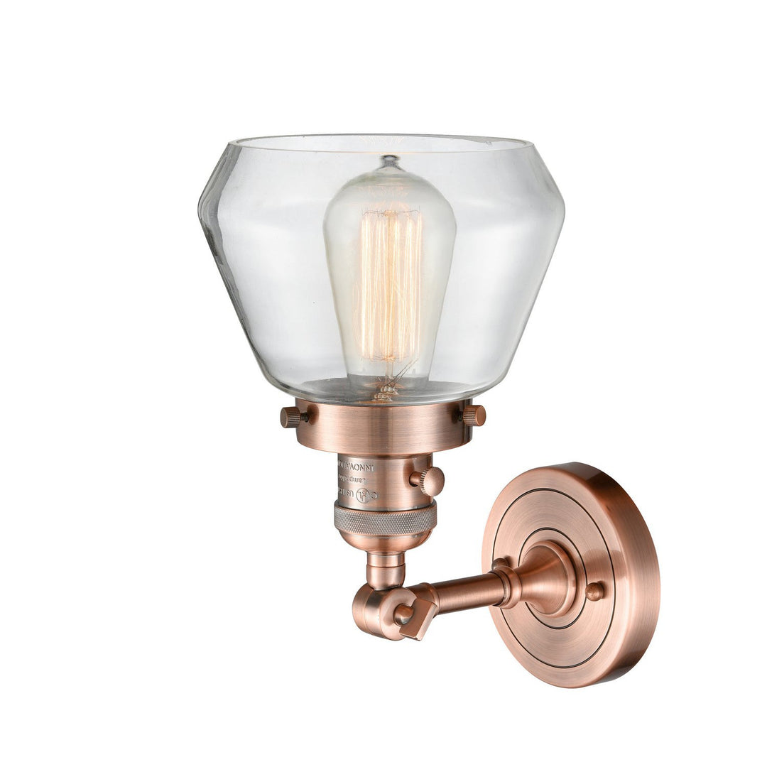 Innovations Franklin Restoration 203SW-AC-G172 Wall Sconce Light - Antique Copper