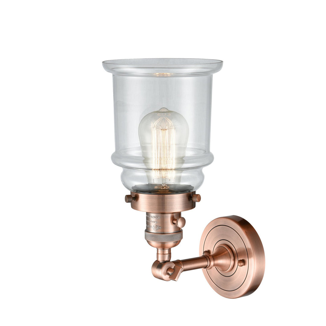 Innovations Franklin Restoration 203SW-AC-G182 Wall Sconce Light - Antique Copper