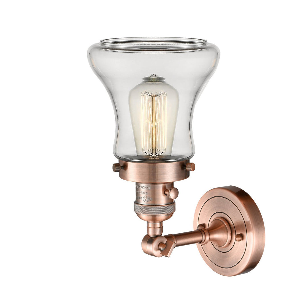 Innovations Franklin Restoration 203SW-AC-G192 Wall Sconce Light - Antique Copper