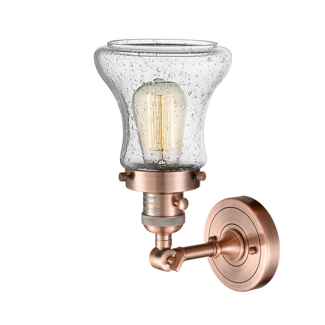 Innovations Franklin Restoration 203SW-AC-G194 Wall Sconce Light - Antique Copper