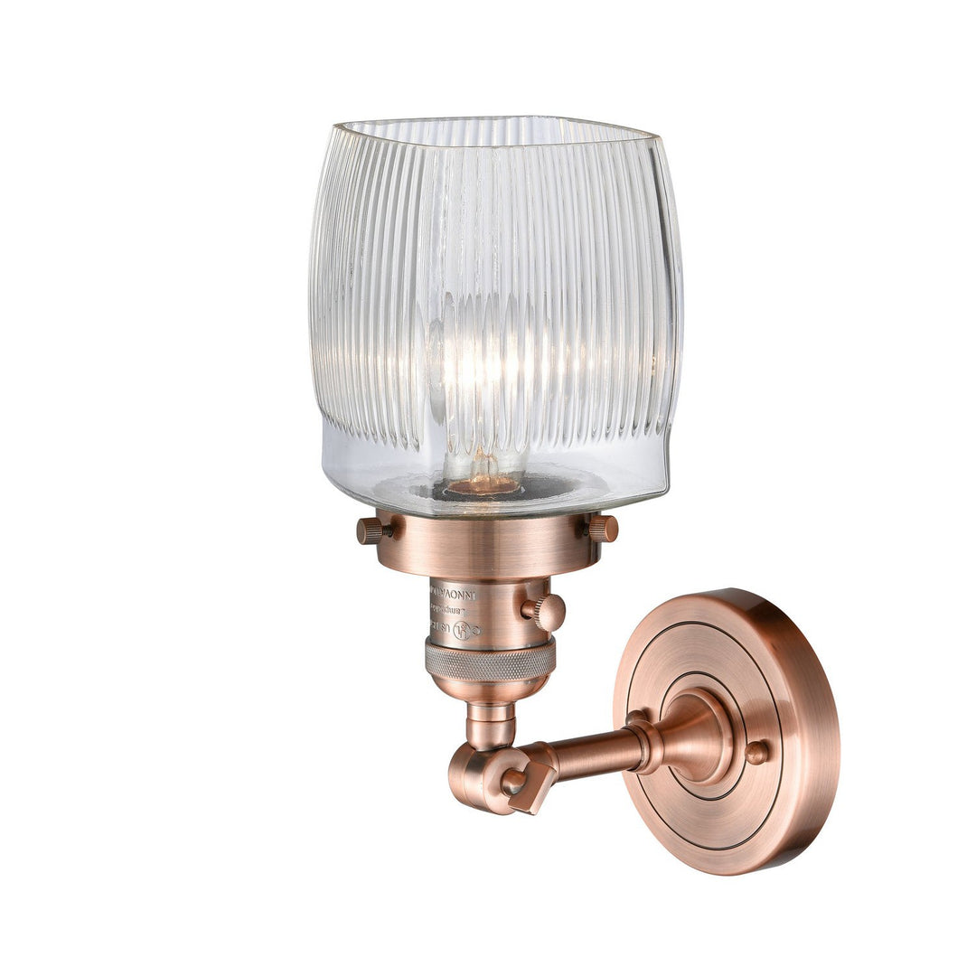 Innovations Franklin Restoration 203SW-AC-G302 Wall Sconce Light - Antique Copper