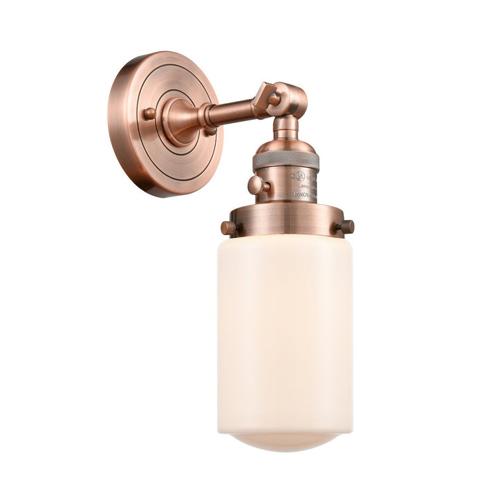 Innovations Franklin Restoration 203SW-AC-G311 Wall Sconce Light - Antique Copper