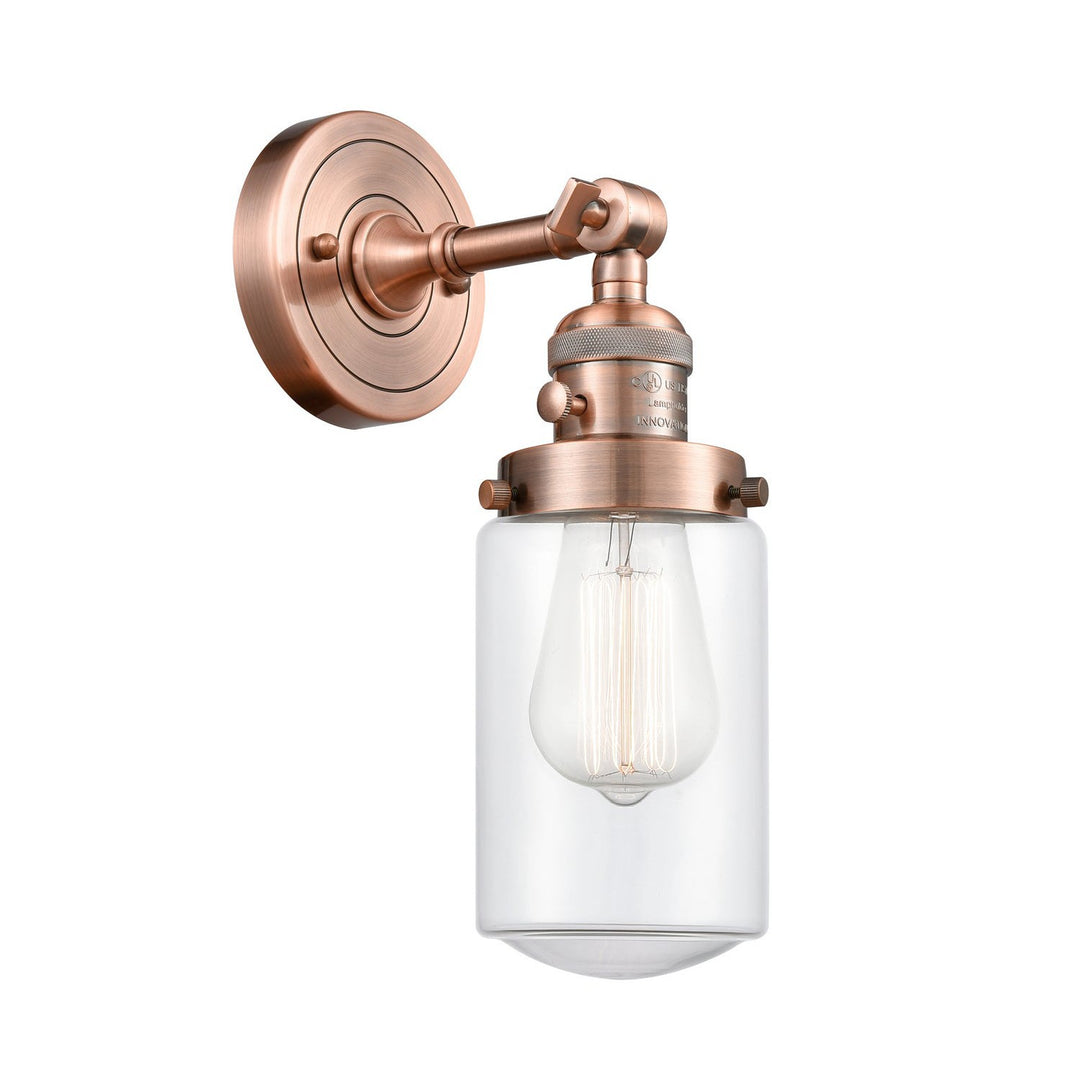 Innovations Franklin Restoration 203SW-AC-G312 Wall Sconce Light - Antique Copper