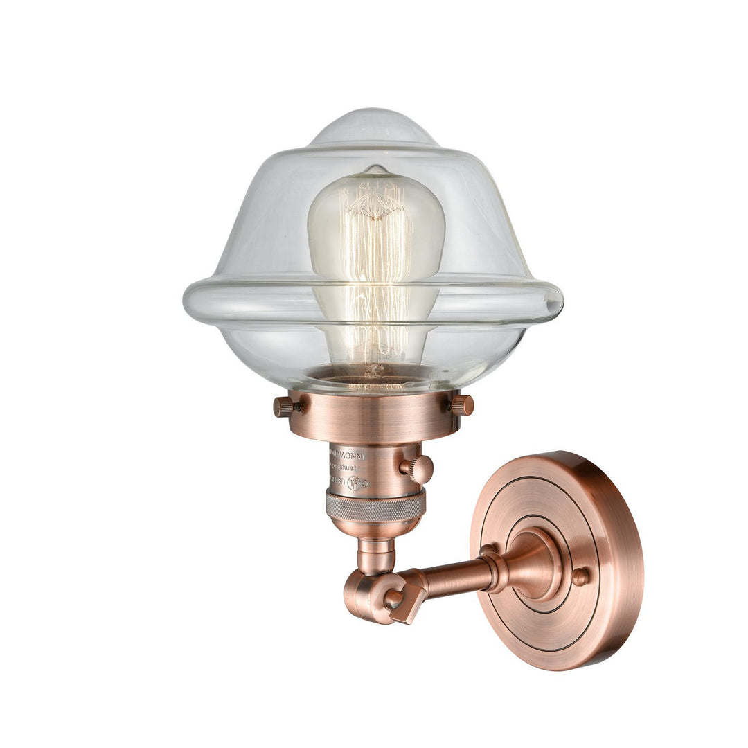 Innovations Franklin Restoration 203SW-AC-G532 Wall Sconce Light - Antique Copper