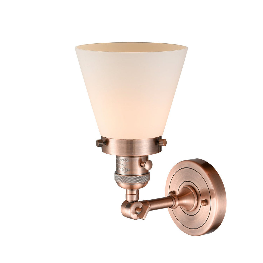 Innovations Franklin Restoration 203SW-AC-G61 Wall Sconce Light - Antique Copper