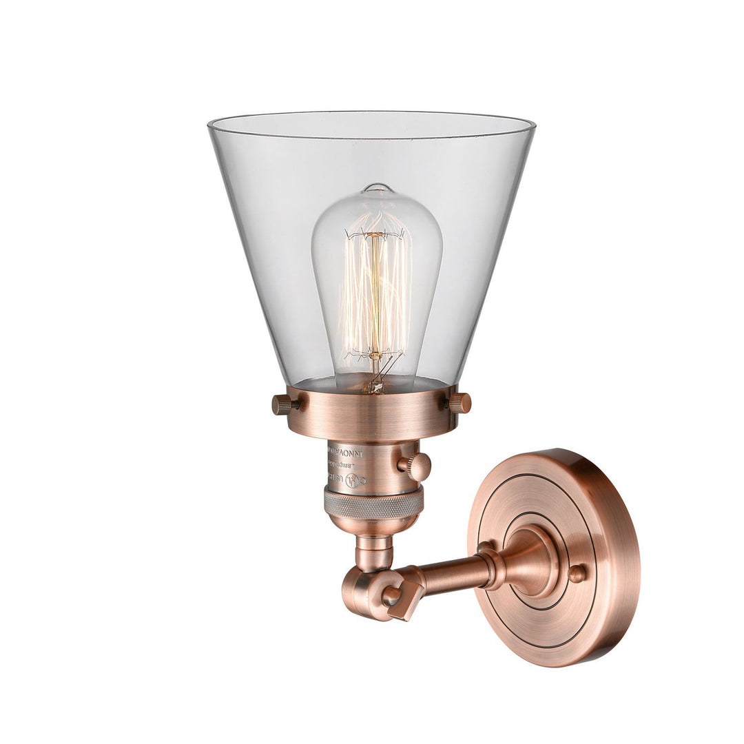 Innovations Franklin Restoration 203SW-AC-G62 Wall Sconce Light - Antique Copper