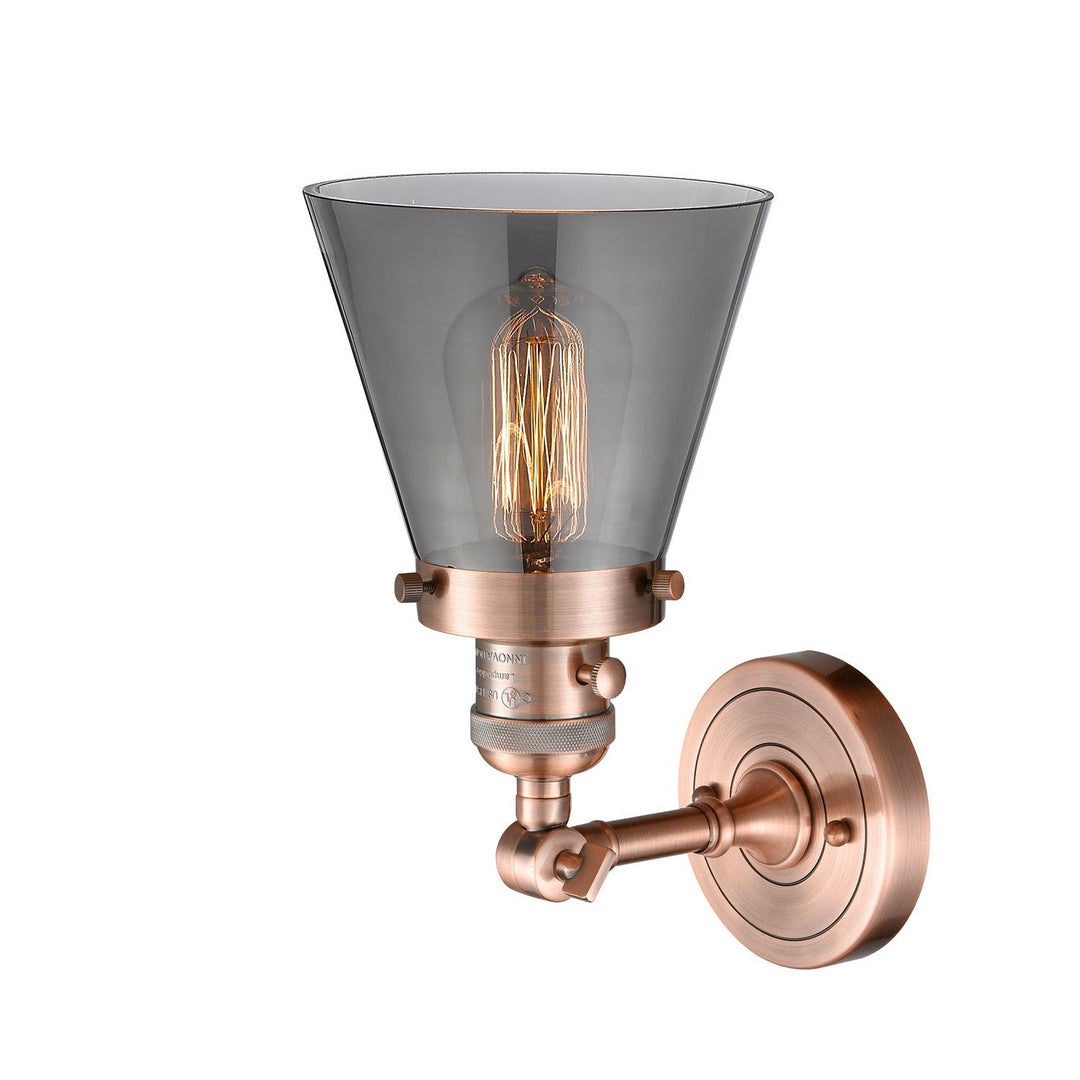 Innovations Franklin Restoration 203SW-AC-G63 Wall Sconce Light - Antique Copper