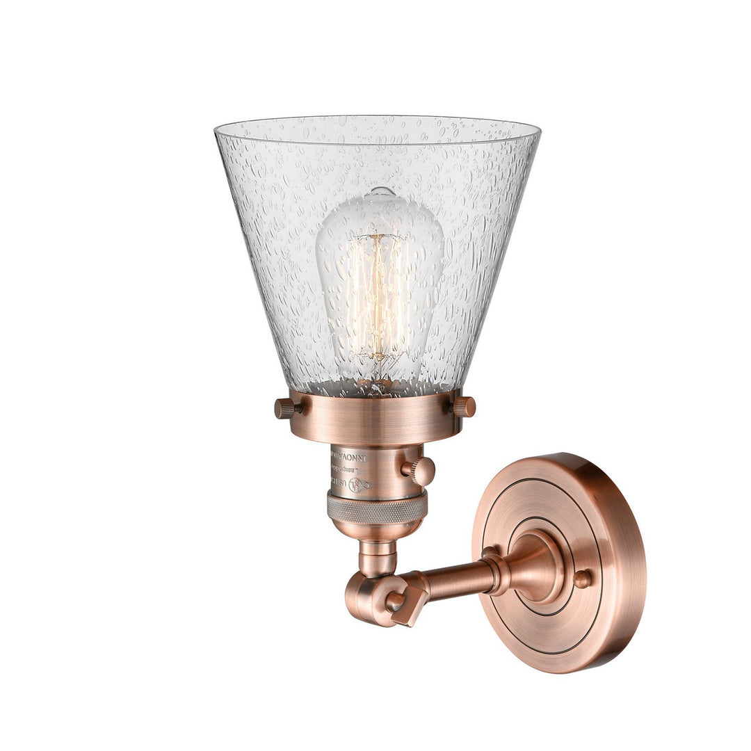 Innovations Franklin Restoration 203SW-AC-G64 Wall Sconce Light - Antique Copper