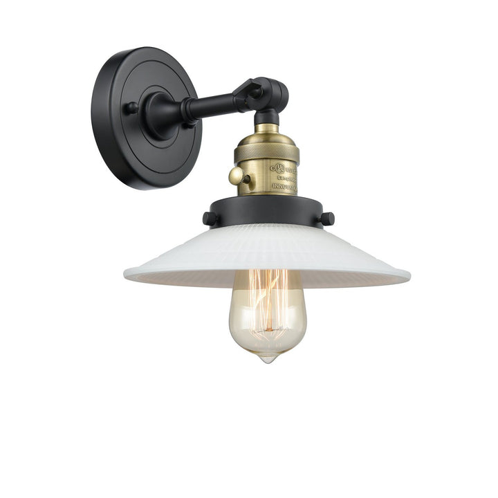 Innovations Franklin Restoration 203SW-BAB-G1 Wall Sconce Light - Black Antique Brass
