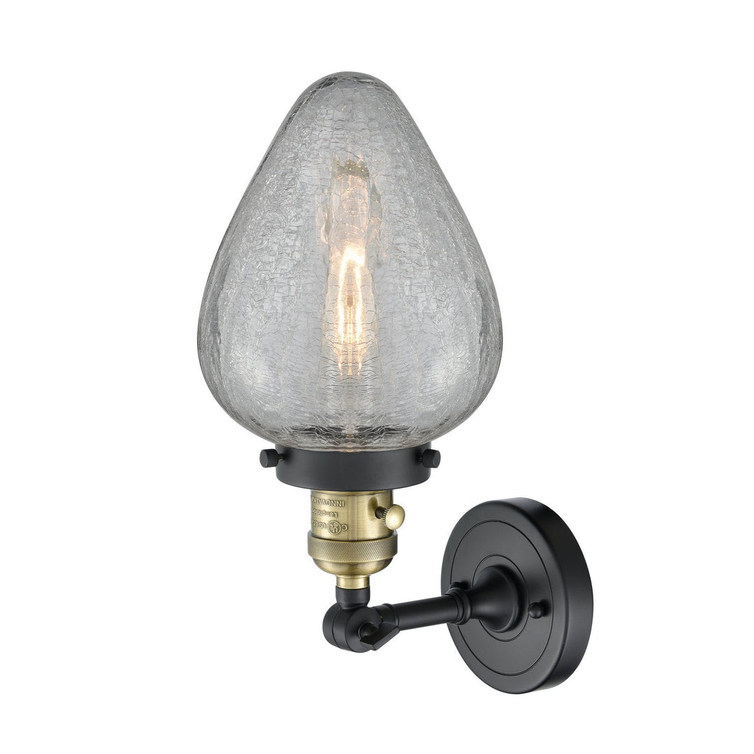 Innovations Franklin Restoration 203SW-BAB-G165 Wall Sconce Light - Black Antique Brass