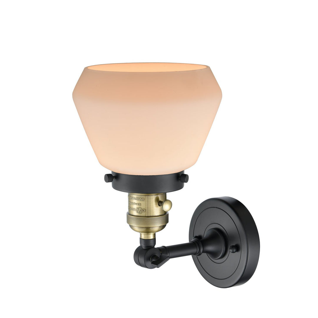 Innovations Franklin Restoration 203SW-BAB-G171 Wall Sconce Light - Black Antique Brass