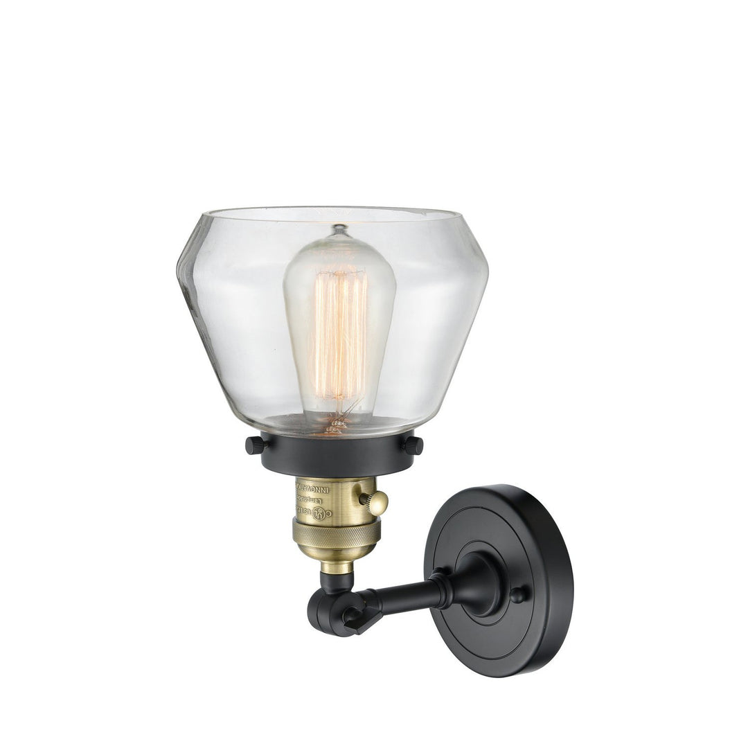 Innovations Franklin Restoration 203SW-BAB-G172 Wall Sconce Light - Black Antique Brass