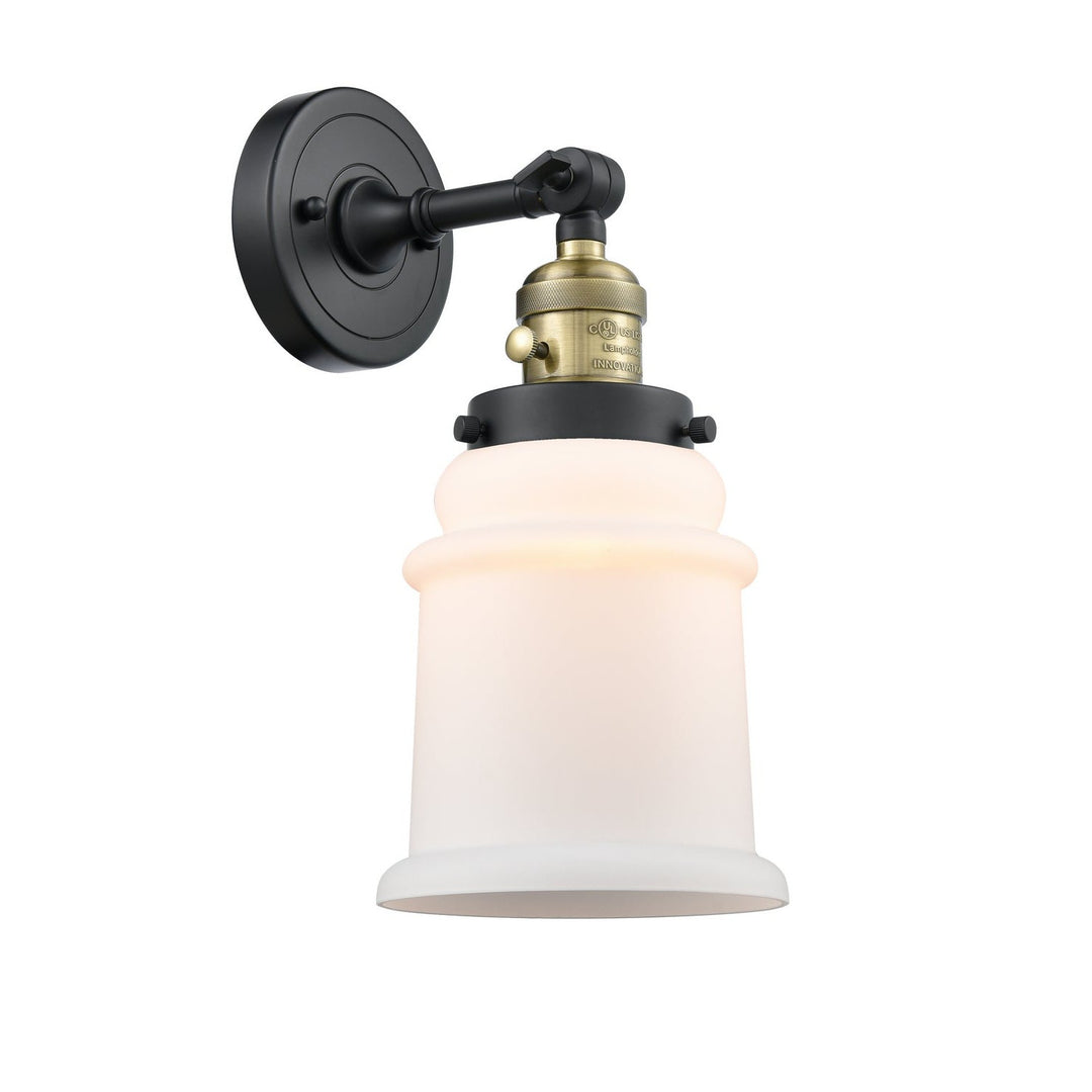 Innovations Franklin Restoration 203SW-BAB-G181 Wall Sconce Light - Black Antique Brass