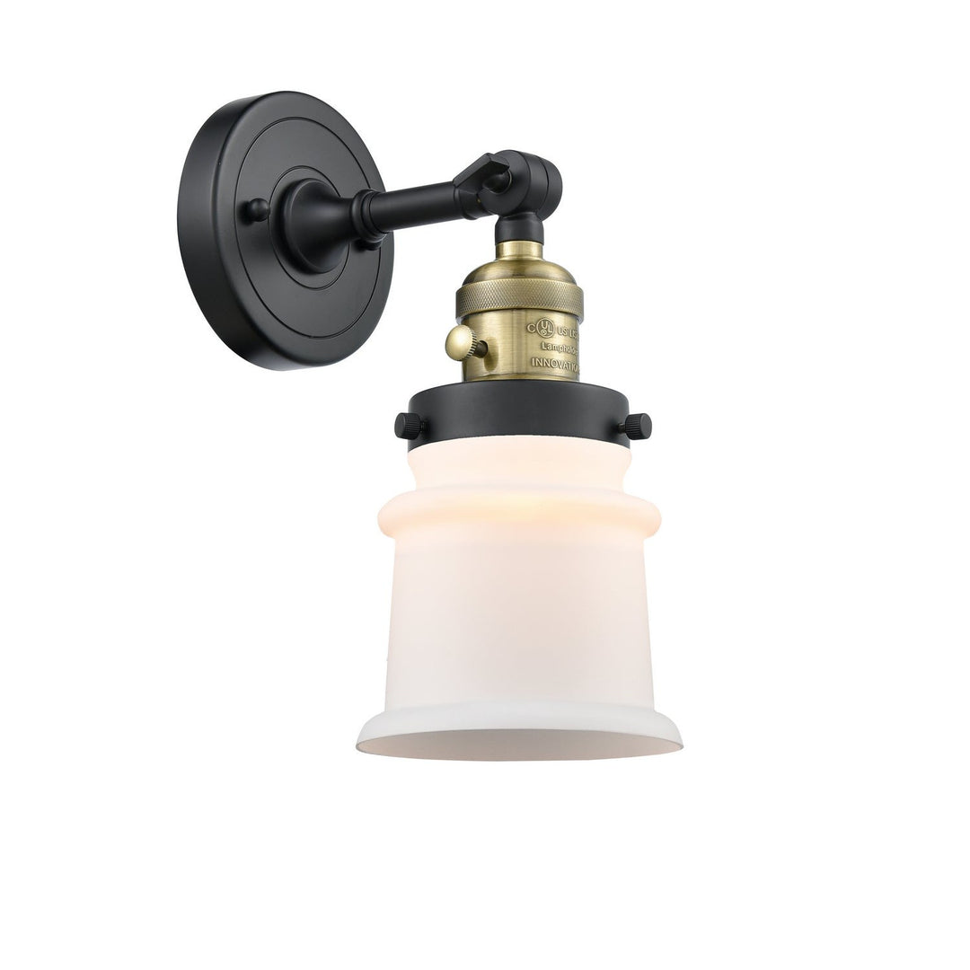 Innovations Franklin Restoration 203SW-BAB-G181S Wall Sconce Light - Black Antique Brass