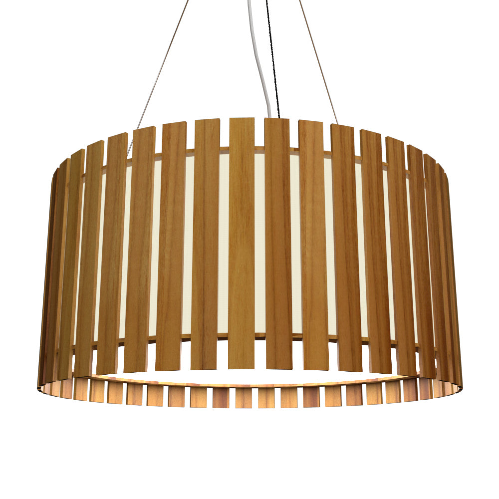 Accord Slatted 1093.12 Pendant Light - Teak