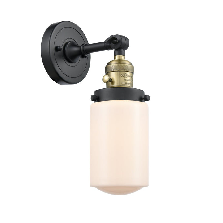 Innovations Franklin Restoration 203SW-BAB-G311 Wall Sconce Light - Black Antique Brass