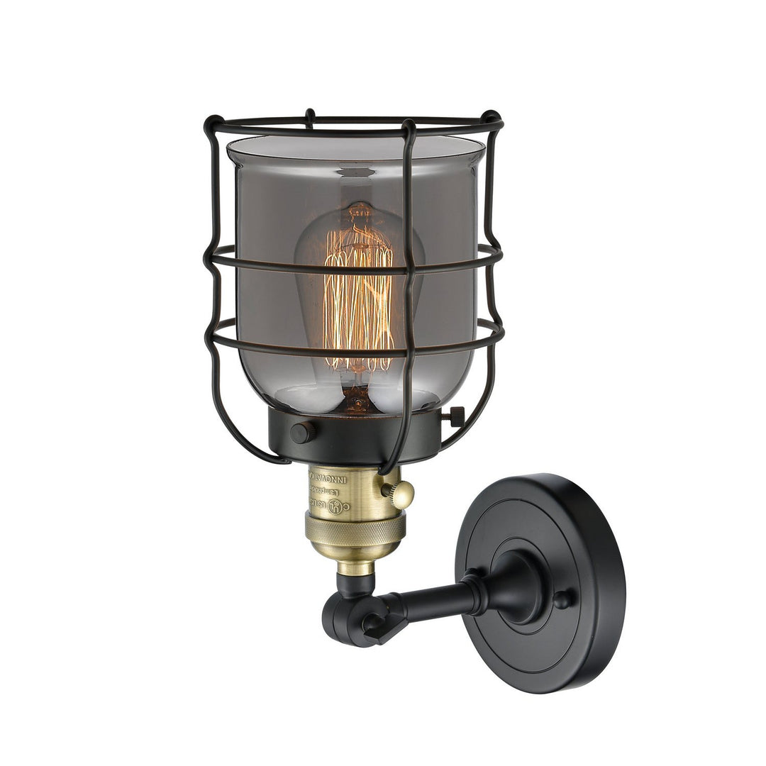 Innovations Franklin Restoration 203SW-BAB-G53-CE Wall Sconce Light - Black Antique Brass