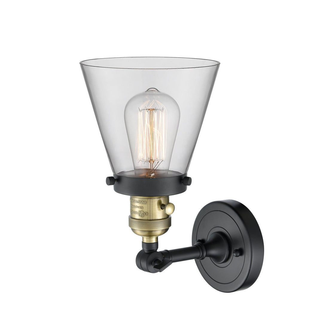 Innovations Franklin Restoration 203SW-BAB-G62 Wall Sconce Light - Black Antique Brass