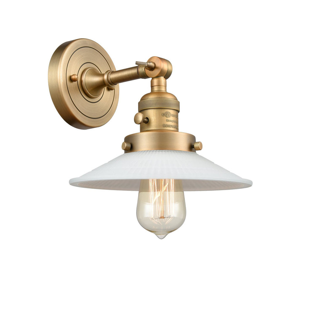 Innovations Franklin Restoration 203SW-BB-G1 Wall Sconce Light - Brushed Brass