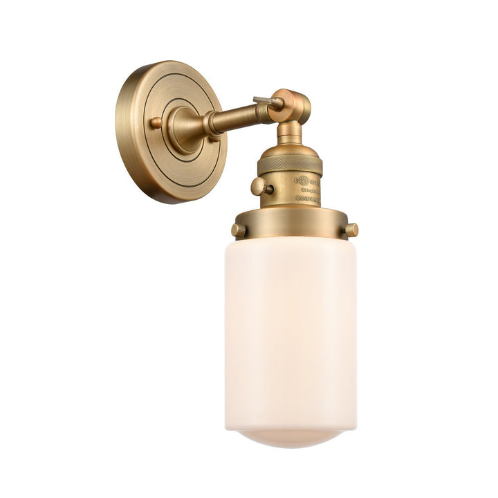 Innovations Franklin Restoration 203SW-BB-G311 Wall Sconce Light - Brushed Brass