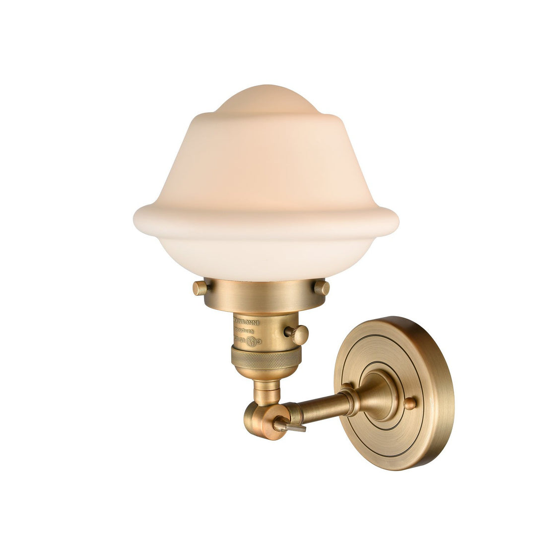 Innovations Franklin Restoration 203SW-BB-G531 Wall Sconce Light - Brushed Brass