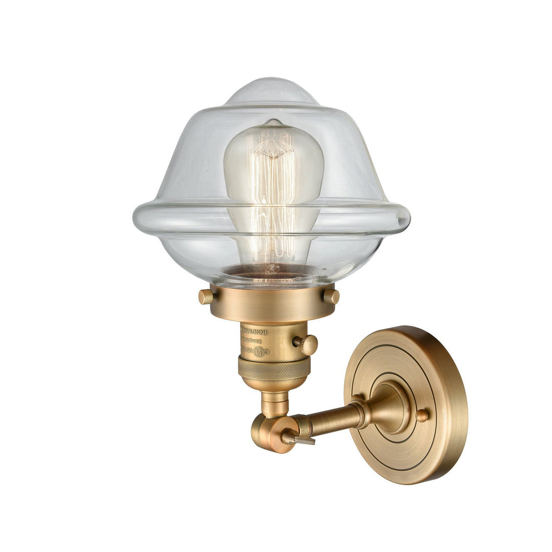 Innovations Franklin Restoration 203SW-BB-G532 Wall Sconce Light - Brushed Brass
