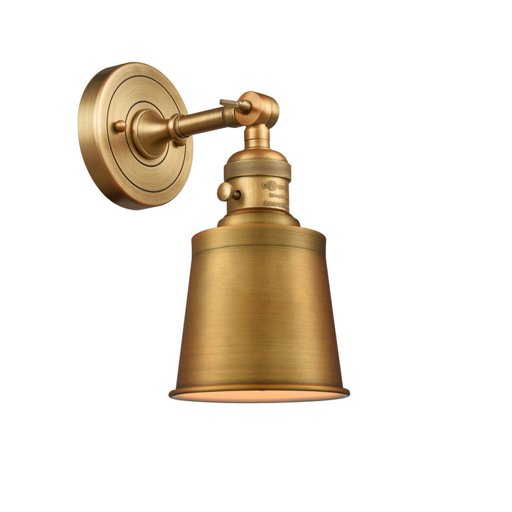 Innovations Franklin Restoration 203SW-BB-M9-BB Wall Sconce Light - Brushed Brass