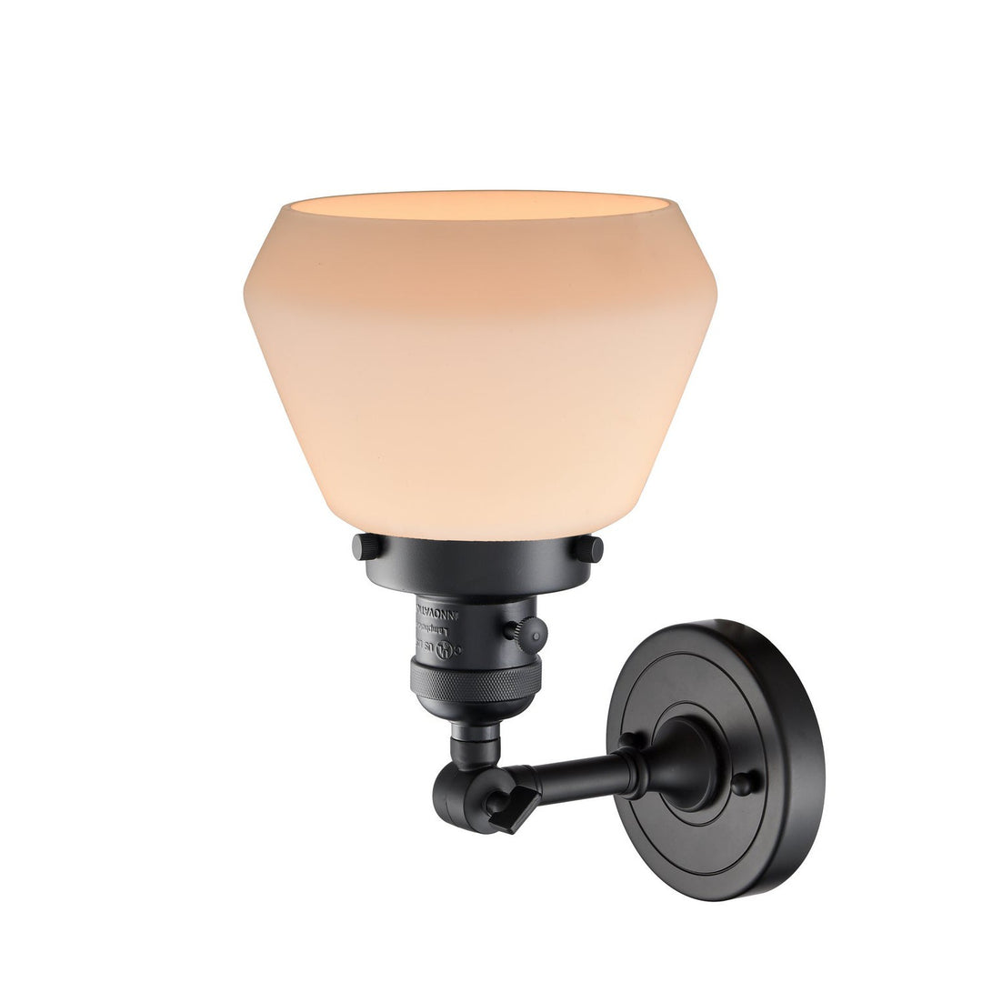 Innovations Franklin Restoration 203SW-BK-G171 Wall Sconce Light - Matte Black