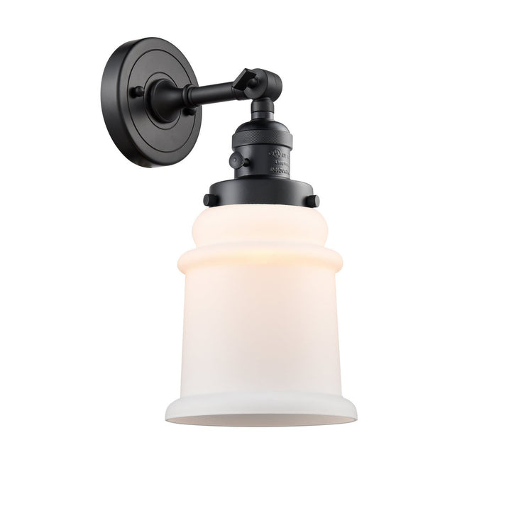 Innovations Franklin Restoration 203SW-BK-G181 Wall Sconce Light - Matte Black