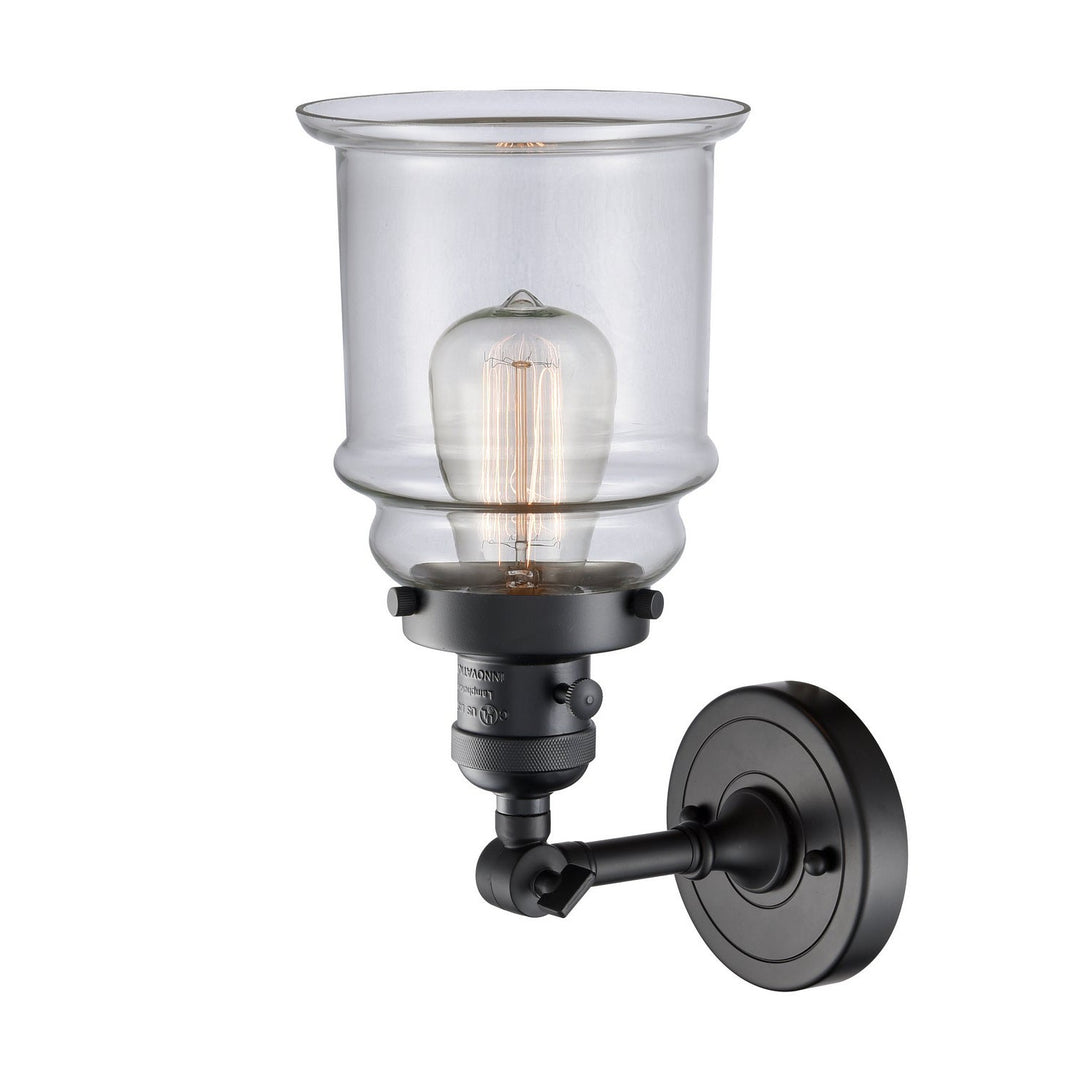 Innovations Franklin Restoration 203SW-BK-G182 Wall Sconce Light - Matte Black