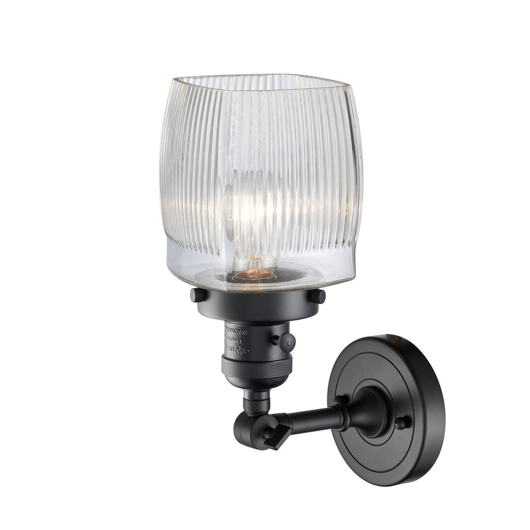 Innovations Franklin Restoration 203SW-BK-G302 Wall Sconce Light - Matte Black