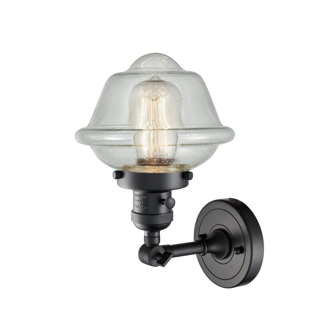 Innovations Franklin Restoration 203SW-BK-G534 Wall Sconce Light - Matte Black