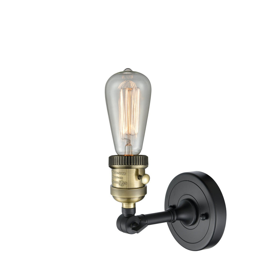 Innovations Franklin Restoration 203SWNH-BAB Wall Light - Black Antique Brass