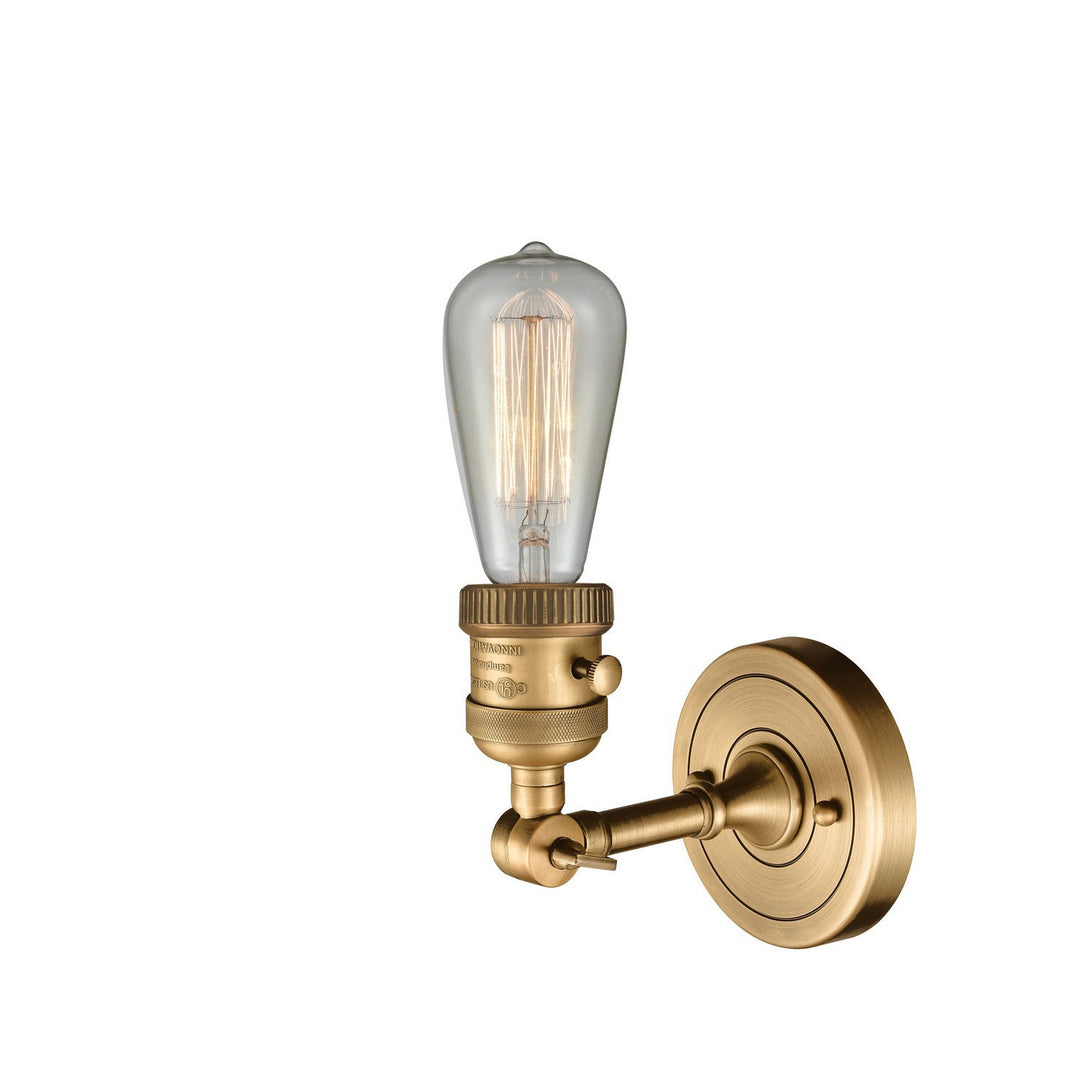 Innovations Franklin Restoration 203SWNH-BB Wall Light - Brushed Brass