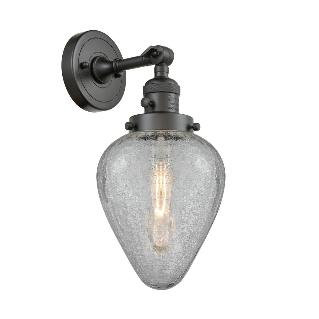 Innovations Franklin Restoration 203SW-OB-G165 Wall Sconce Light - Oil Rubbed Bronze