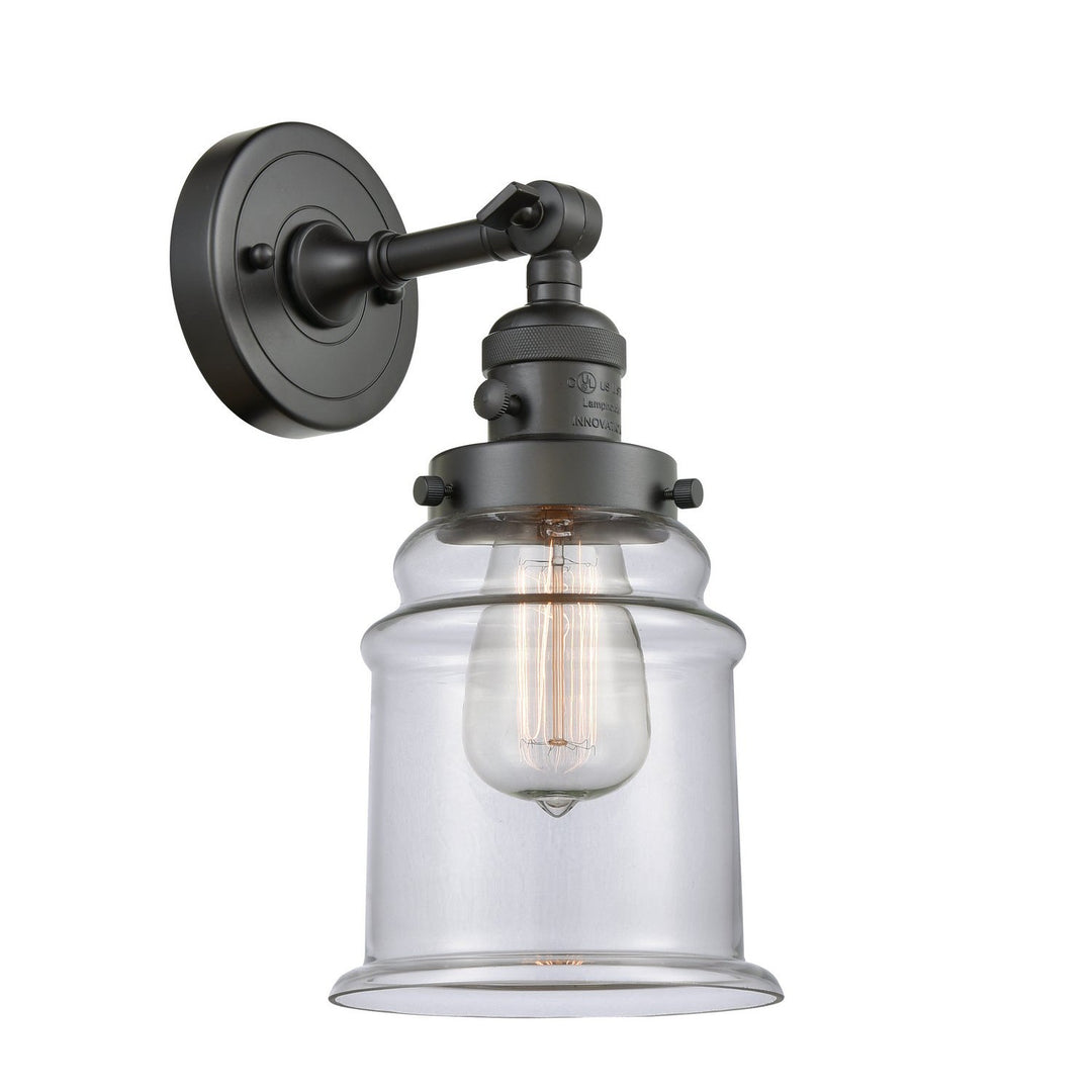 Innovations Franklin Restoration 203SW-OB-G182 Wall Sconce Light - Oil Rubbed Bronze