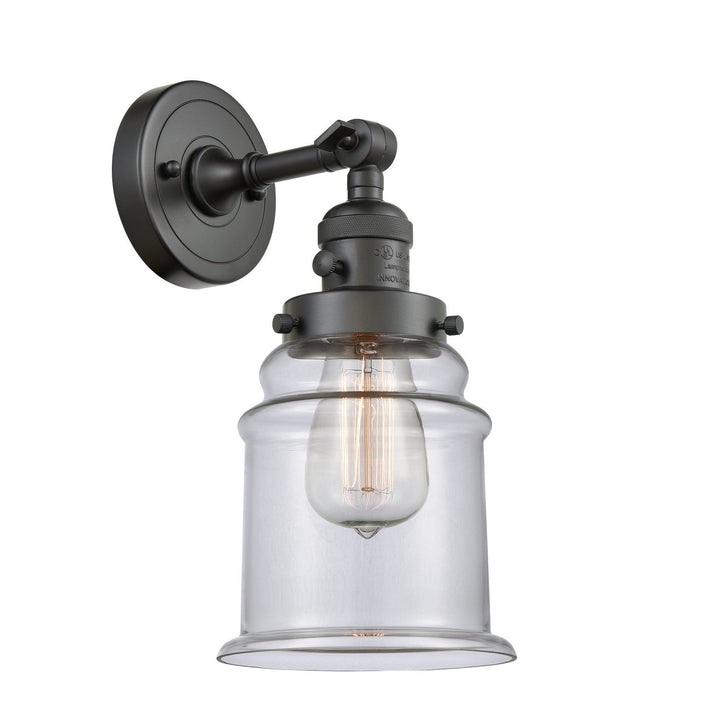 Innovations Franklin Restoration 203SW-OB-G182 Wall Sconce Light - Oil Rubbed Bronze