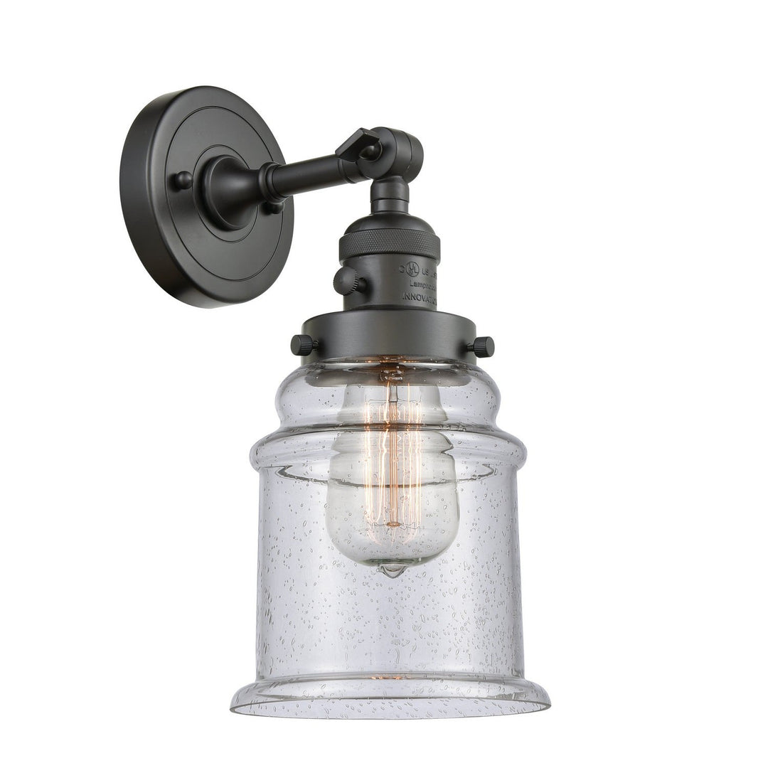 Innovations Franklin Restoration 203SW-OB-G184 Wall Sconce Light - Oil Rubbed Bronze
