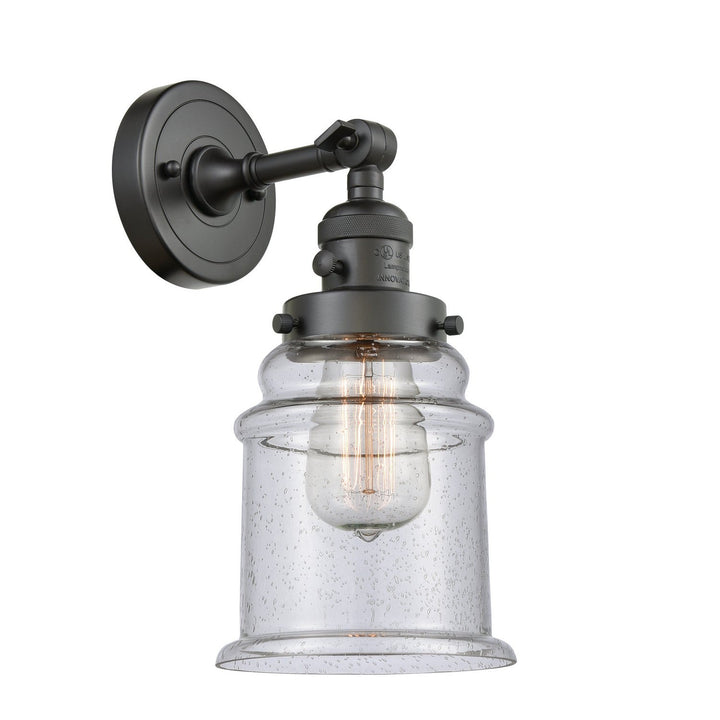 Innovations Franklin Restoration 203SW-OB-G184 Wall Sconce Light - Oil Rubbed Bronze