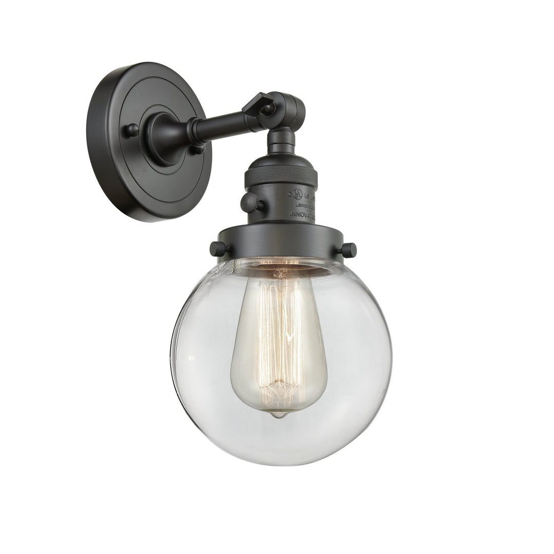 Innovations Franklin Restoration 203SW-OB-G202-6 Wall Sconce Light - Oil Rubbed Bronze